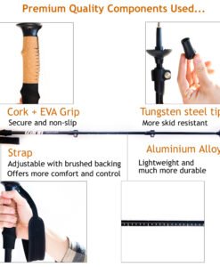 Main features of the Nordic walking sticks