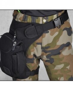 Thigh Bag Drop Leg Bag Pouch Army Pants - Black